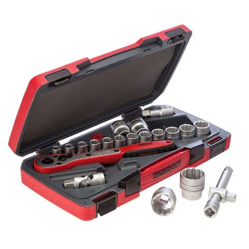 Picture of Teng T1221 21pce 1/2'' Socket Set 