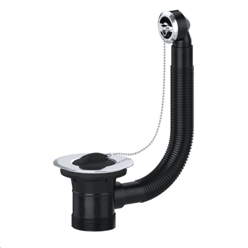 Picture of DCA SW100 Sink Combi Waste 1 1/2blck/pl.o/f D Pk