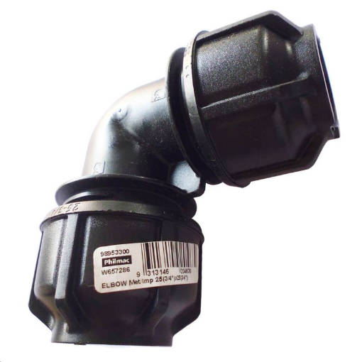 Picture of Philmac Met/Imp Elbow Pol x Pol 25mm - 3/4''