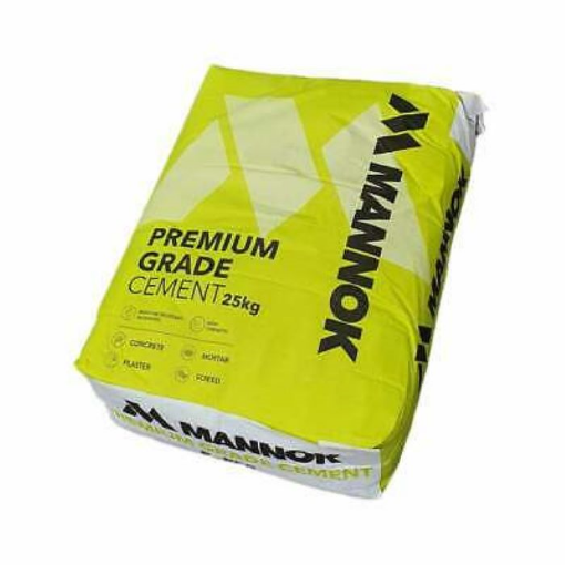 Picture of Mannok Cement 25kg (Green Plastic Bag) 0725